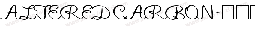 ALTERED CARBON字体转换